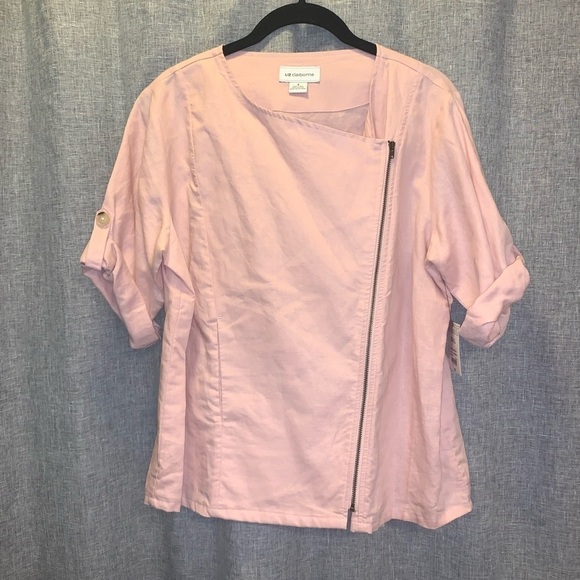 Womens Liz Claiborne Linen Jacket nwt small - Picture 2 of 7